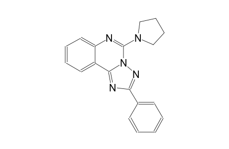 2-Phenyl-5-(1-pyrrolidinyl)-[1,2,4]triazolo[1,5-c]quinazoline