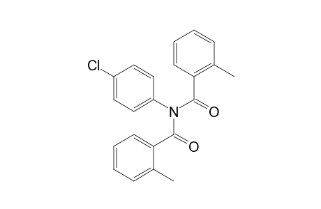 N-(4-chlorophenyl)-2-methyl-N-(2-methylbenzoyl)benzamide