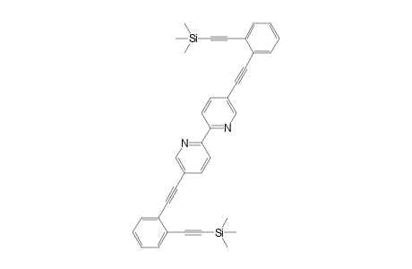 trimethyl-[2-[2-[2-[6-[5-[2-[2-(2-trimethylsilylethynyl)phenyl]ethynyl]-2-pyridinyl]-3-pyridinyl]ethynyl]phenyl]ethynyl]silane
