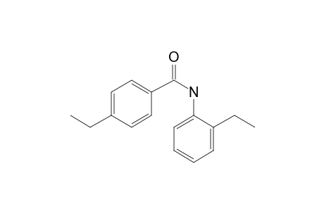 Benzamide, 4-ethyl-N-(2-ethylphenyl)-