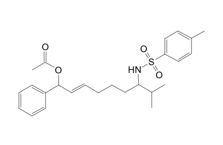 (2E)-8-Methyl-7-{[(4-methylphenyl)sulfonyl]amino}-1-phenylnon-2-en-1-yl acetate