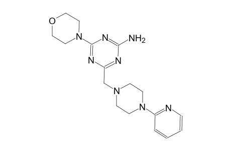 1,3,5-triazin-2-amine, 4-(4-morpholinyl)-6-[[4-(2-pyridinyl)-1-piperazinyl]methyl]-