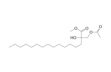 Methyl 2-Hydroxy-2-[(methylcarbonyloxy)methyl]hexadecanoate