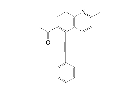 1-[7',8'-Dihydro-2'-methyl-5'-(phenylethynyl)quinolin-6'-yl]ethanone