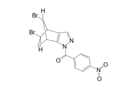 5-exo-8-anti-Dibromo-1-(p-nitribenzoyl)-4,5,6,7-tetrahydro-4,7-methano-1H-indazole