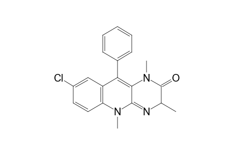 8-Chloro-10-phenyl-1,3,5-trimethyl-1H-pyrazino[2,3-b]quinolin-2(3H)-one