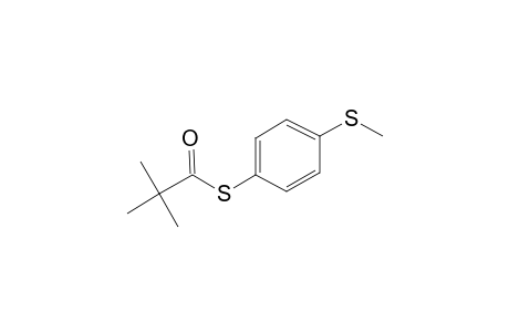 4-(Methylsulfanyl)thiophenol, S-trimethylacetyl-