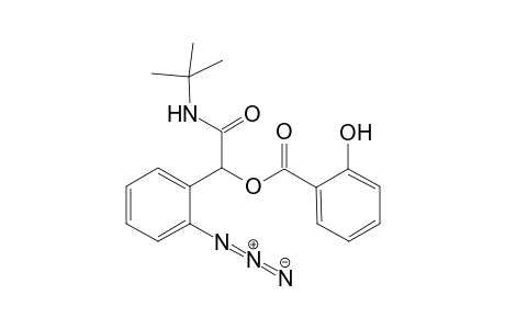 1-(2-Azidophenyl)-2-(tert-butylamino)-2-oxoethyl 2-hydroxybenzoate
