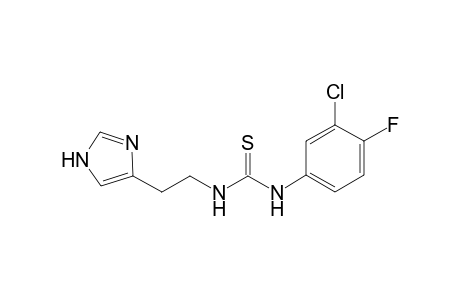 Thiourea, N-(3-chloro-4-fluorophenyl)-N'-[2-(1H-imidazol-4-yl)ethyl]-
