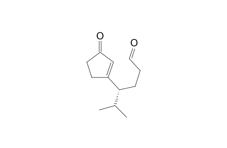(R)-5-Methyl-4-(3-oxocyclopent-1-en-1-yl)hexanal
