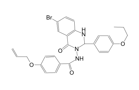4-(allyloxy)-N-(6-bromo-4-oxo-2-(4-propoxyphenyl)-1,4-dihydro-3(2H)-quinazolinyl)benzamide