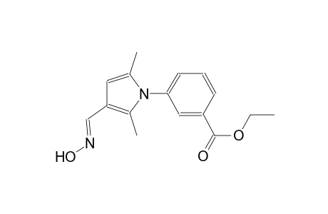 ethyl 3-{3-[(E)-(hydroxyimino)methyl]-2,5-dimethyl-1H-pyrrol-1-yl}benzoate