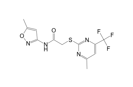 Acetamide, 2-(4-trifluoromethyl-6-methyl-2-pyrimidylthio)-N-(5-methyl-3-isoxazolyl)-