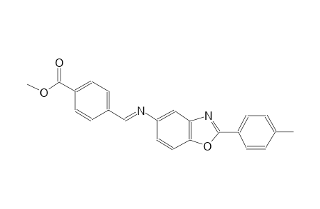 benzoic acid, 4-[(E)-[[2-(4-methylphenyl)-5-benzoxazolyl]imino]methyl]-, methyl ester