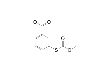 3-Mercaptobenzoic acid, S-methoxycarbonyl-