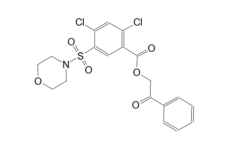 2-oxo-2-phenylethyl 2,4-dichloro-5-(4-morpholinylsulfonyl)benzoate