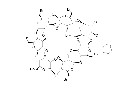 MONO-6-(BENZYLTHIO)-HEXA-6-BrOMO-6-DEOXY-BETA-CYClODEXTRIN