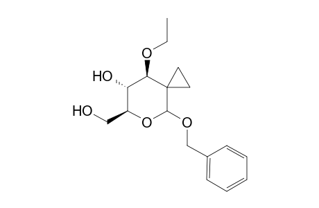 (6S,7R,8S)-4-(benzyloxy)-8-ethoxy-6-(hydroxymethyl)-5-oxaspiro[2.5]octan-7-ol