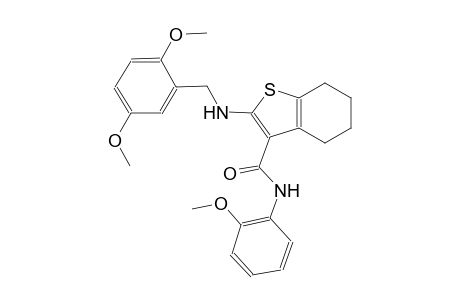 benzo[b]thiophene-3-carboxamide, 2-[[(2,5-dimethoxyphenyl)methyl]amino]-4,5,6,7-tetrahydro-N-(2-methoxyphenyl)-