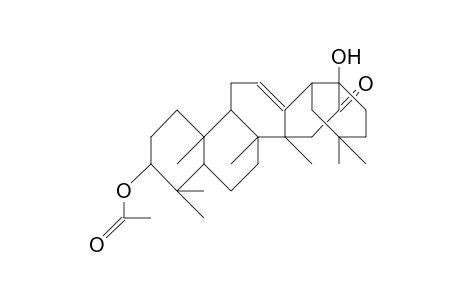 3.beta.-Acetyl-17-hydroxy-28-norolean-12-en-16-one