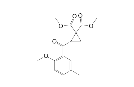 Dimethyl 2-(2-Methoxy-5-methylbenzoyl)cyclopropane-1,1-dicarboxylate