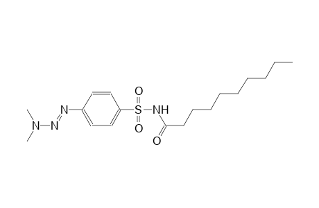 benzenesulfonamide, 4-[(1E)-3,3-dimethyl-1-triazenyl]-N-(1-oxodecyl)-