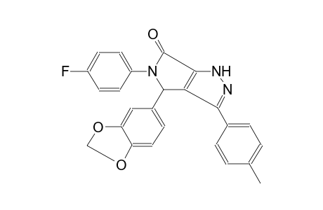 pyrrolo[3,4-c]pyrazol-6(1H)-one, 4-(1,3-benzodioxol-5-yl)-5-(4-fluorophenyl)-4,5-dihydro-3-(4-methylphenyl)-