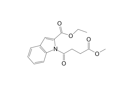 Ethyl 1-[3-(Methoxycarbonyl)propionyl]-1H-indole-2-carboxylate