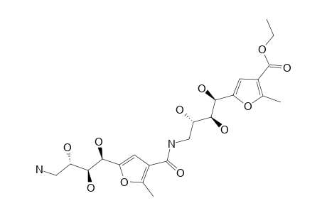 5-[4'-[5-(4'-AMINO-4'-DEOXY-D-ARABINO-TETRITOL-1'-YL)-2-METHYL-3-FURAMIDE]-4'-DEOXY-D-ARABINO-TETRITOL-1'-YL]-3-ETHOXYCARBONYL-2-METHYLFURAN
