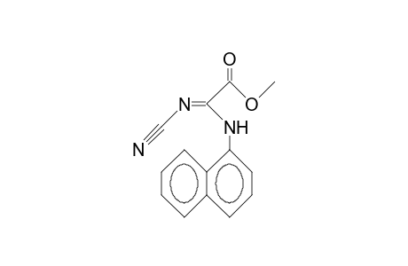 2-(N-Cyanimino)-N-(1-naphthyl)-glycine methyl ester