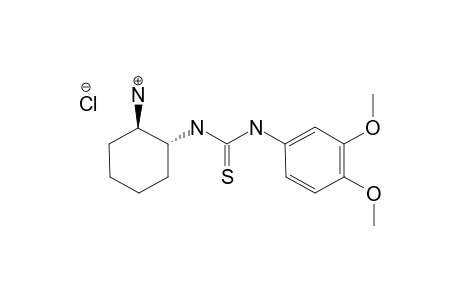 1-[(1R,2R)-2-aminocyclohexyl]-3-(3,4-dimethoxyphenyl)thiourea hydrochloride