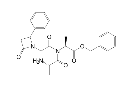 [2-(2'-Oxo-4'-phenylazetidin-1'-yl)acetyl]-L-alanyl-L-alanine - benzyl ester