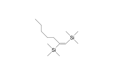 trans-1,2-Bis(trimethylsilyl)-1-heptene