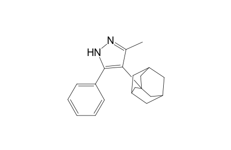 1H-Pyrazole, 3-methyl-5-phenyl-4-tricyclo[3.3.1.13,7]dec-1-yl-