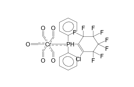 DIPHENYL(2-CHLORO-3,3,4,4,5,5,6,6-OCTAFLUOROCYCLOHEXENYL)PHOSPHINE-CHROMIUM PENTACARBONYL