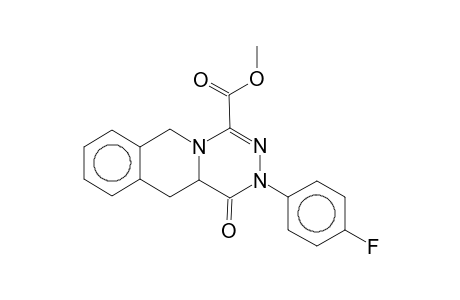 2-(4-Fluorophenyl)-1-oxo-1,9,9a,10-tetrahydro-2H-2,3,4a-triazaanthracene-4-carboxylic acid, methyl ester