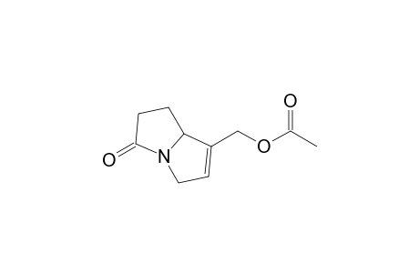 3H-Pyrrolizin-3-one, 7-[(acetyloxy)methyl]-1,2,5,7a-tetrahydro-, (.+-.)-
