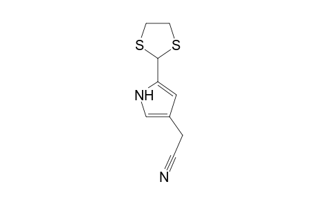 Pyrrole-4-acetonitrile, 2-(1,3-dithiolan-2-yl)-