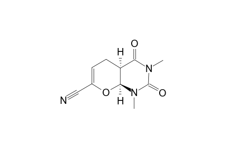 1,3,4,4a,5,8a-Hexahydro-1,3-dimethyl-2,4-dioxo-2H-pyrano[2,3-d]pyrimidine-7-carbonitrile