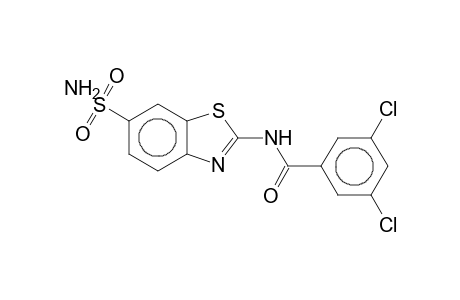 N-[6-(Aminosulfonyl)-1,3-benzothiazol-2-yl]-3,5-dichlorobenzamide