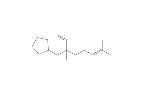 (2,6-dimethyl-2-vinyl-hept-5-enyl)cyclopentane