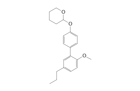 2-(2'-methoxy-5'-propyl-biphenyl-4-yloxy)-tetrahydro-pyran