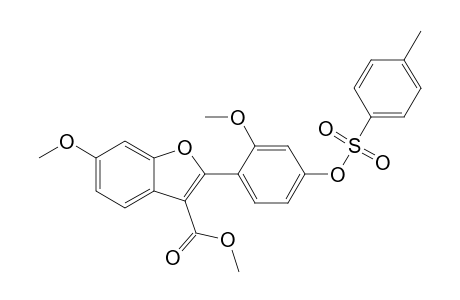 Methyl 6-Methoxy-2-[2-methoxy-4-(tosyloxy)phenyl]benzo[b]furan-3-carboxylate