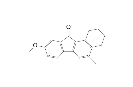 9-Methoxy-5-methyl-1,2,3,4-tetrahydro-11H-benzo[a]fluoren-11-one