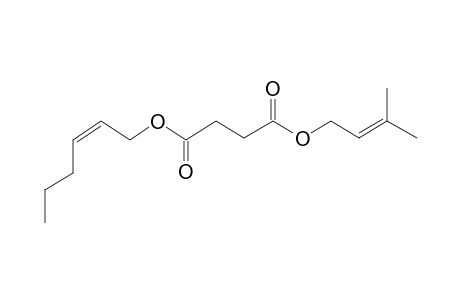 Succinic acid, 3-methylbut-2-en-1-yl cis-hex-2-en-1-yl ester