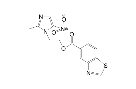 2-(2-Methyl-5-nitro-1H-imidazol-1-yl)ethyl benzo[d]thiazole-5-carboxylate