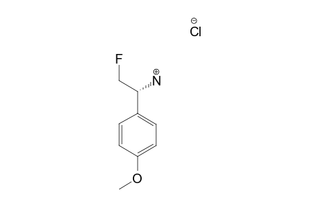 (S)-2-FLUORO-1-(4-METHOXYPHENYL)-ETHANAMINE-HYDROCHLORIDE