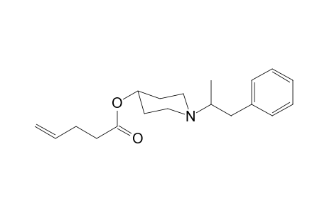 1-(1-Phenylpropan-2-yl)piperidin-4-ylpent-4-enoate