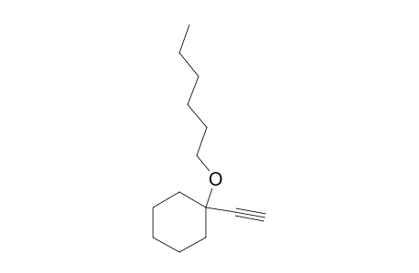 1-Ethynyl-1-(hexyloxy)cyclohexane