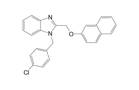 1-[(4-chlorophenyl)methyl]-2-[(naphthalen-2-yloxy)methyl]-1H-1,3-benzodiazole